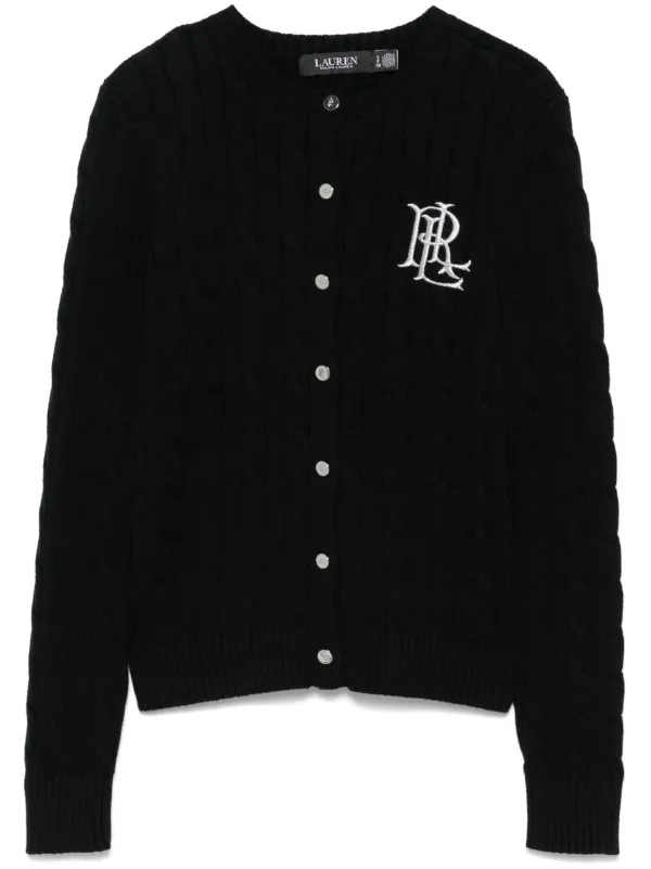Lauren Ralph Lauren ロゴ カーディガン | ブラック | FARFETCH JP