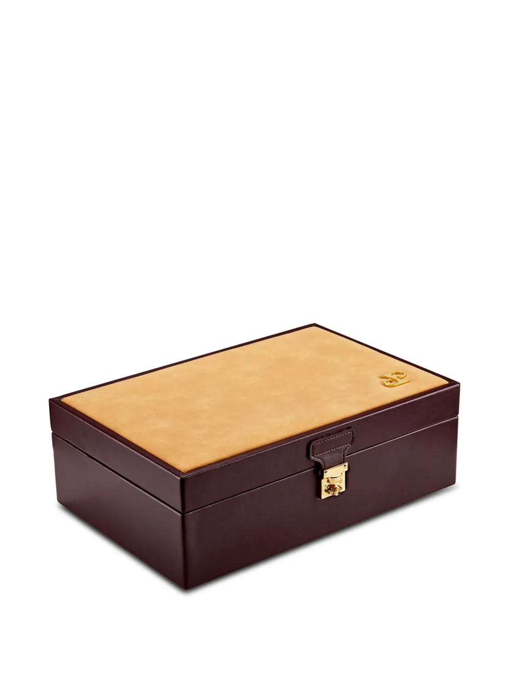 Wolf Leather Jewellery Box With Compartments