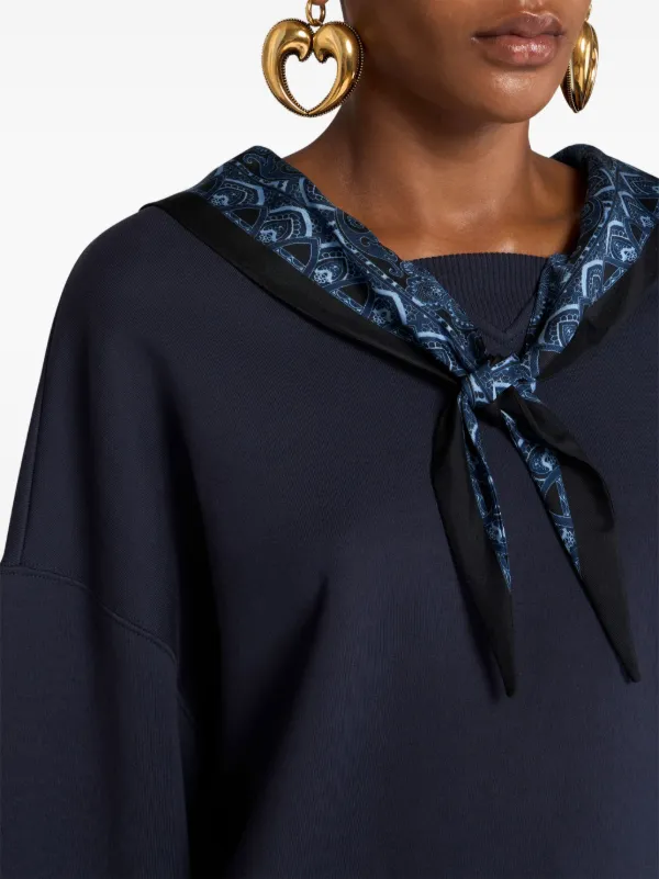 Amazon | [エトロ] スカーフ リネン シルク マルチカラー Scarf