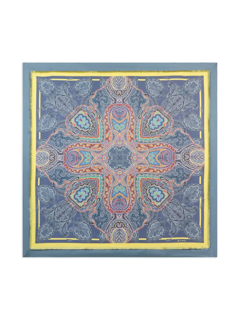 ETRO paisley scarf - Blu