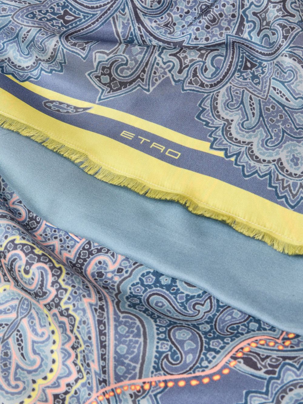 ETRO paisley scarf - Blauw