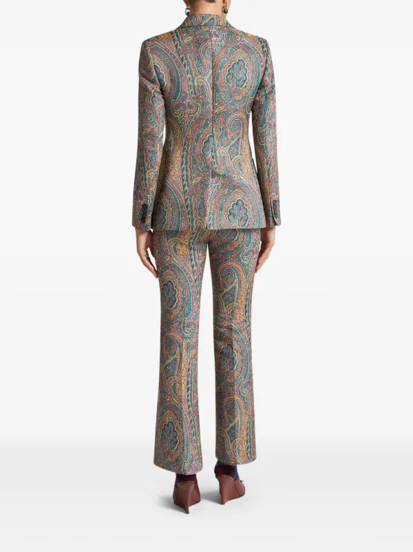 ETRO ペイズリー ジャケット | ブルー | FARFETCH JP