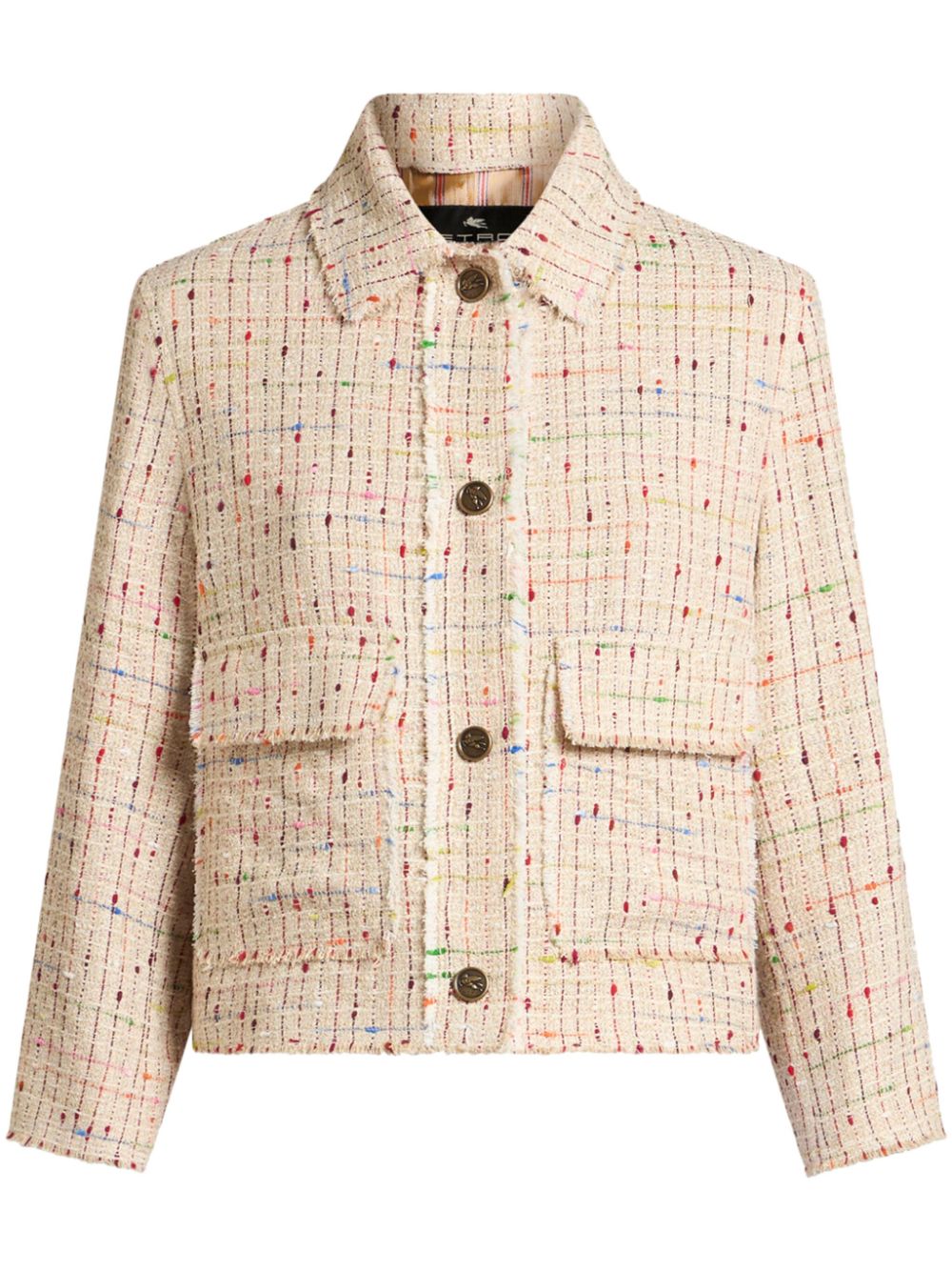 ETRO bouclé tweed jacket - Neutrals