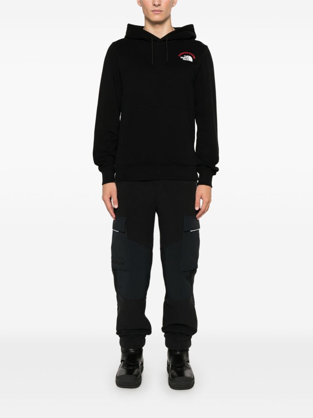 The North Face Expedition System hoodie met print - Zwart