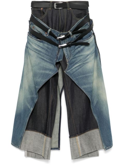 Junya Watanabe belted jeans