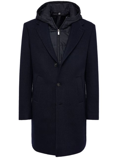 Boggi Milano wool jersey coat Men