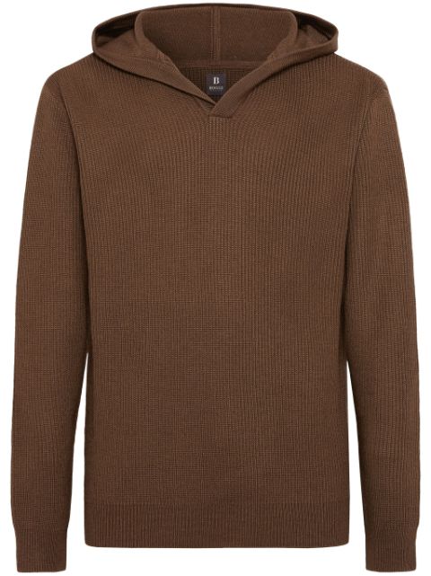 Boggi Milano v-neck hoodie Men