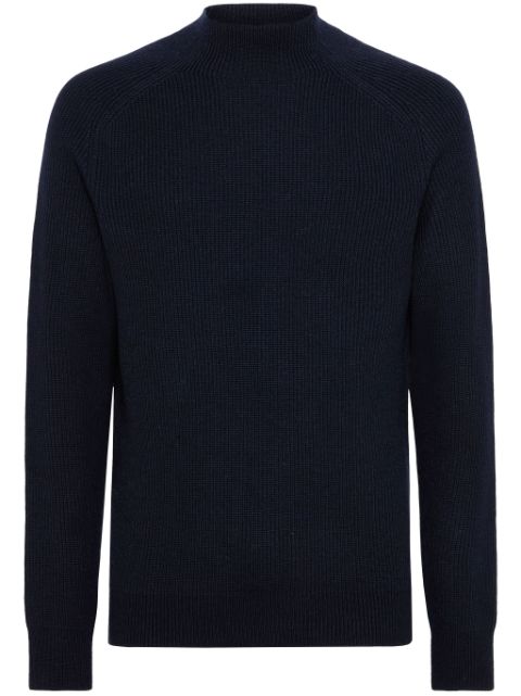 Boggi Milano mock polo neck jumper Men