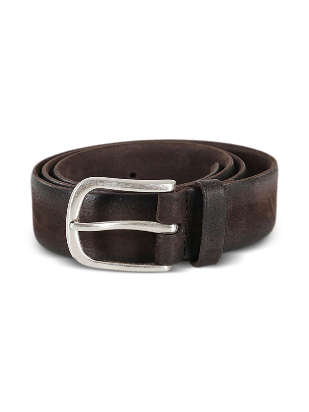 Orciani Leren riem - Bruin