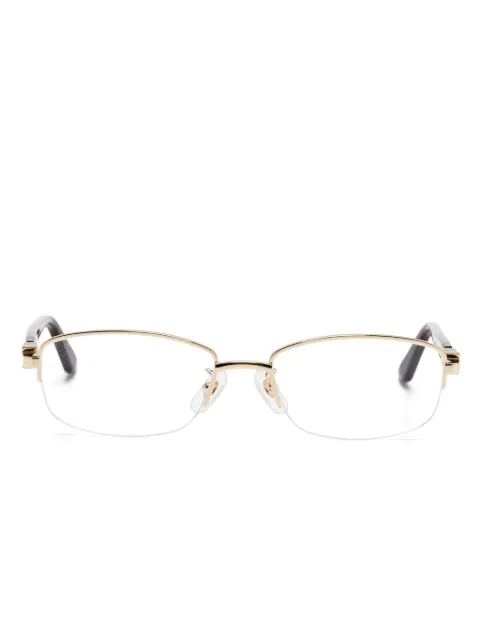 Cartier Eyewear lentes con armazón rectangular