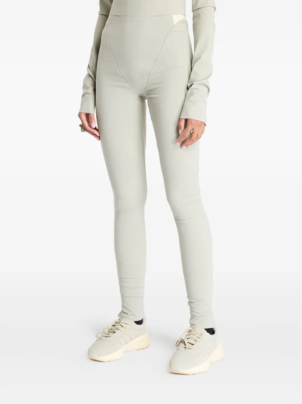 Adidas Originals X Fear Of God Athletics Panelled Legging In Neutral