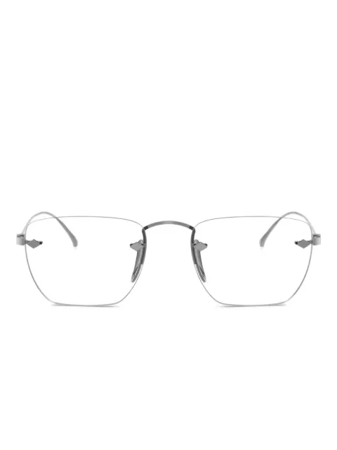 Giorgio Armani チタン スクエア眼鏡フレーム