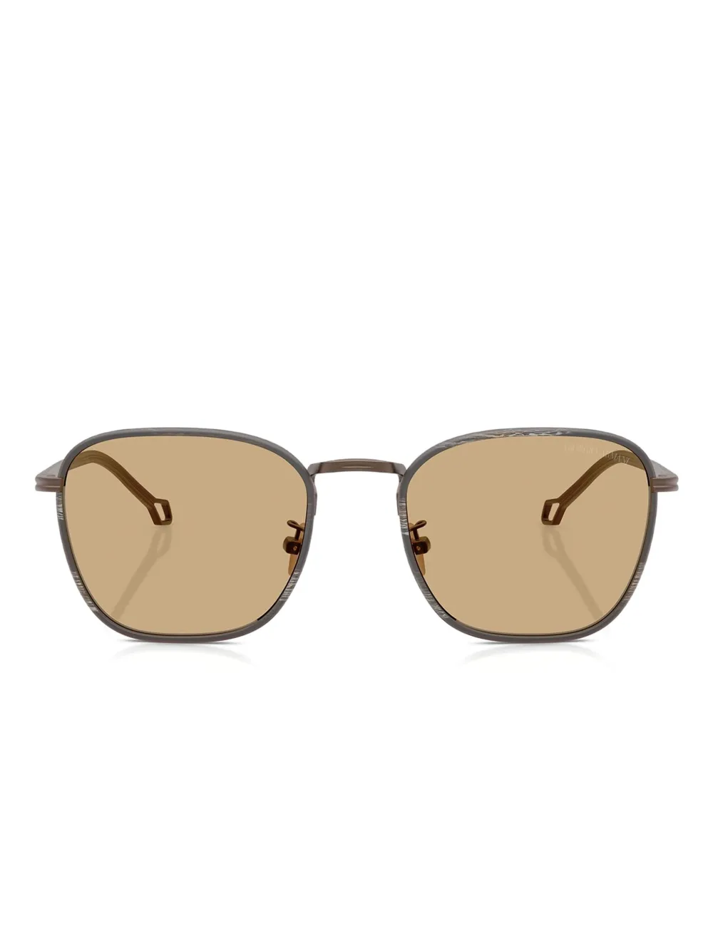 Giorgio Armani Occhiali da sole squadrati - Marrone