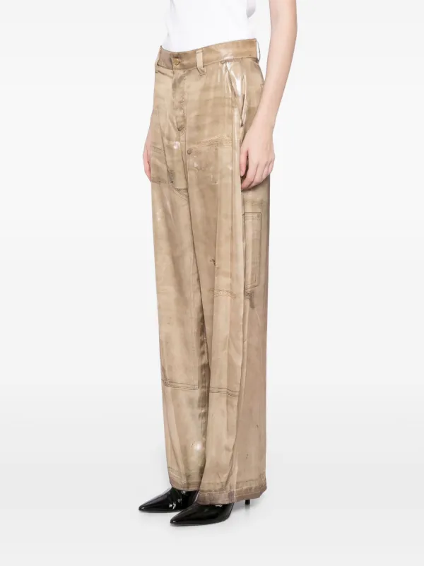 Alexander Wang trompe-l'oeil Print Pants | Neutrals | FARFETCH