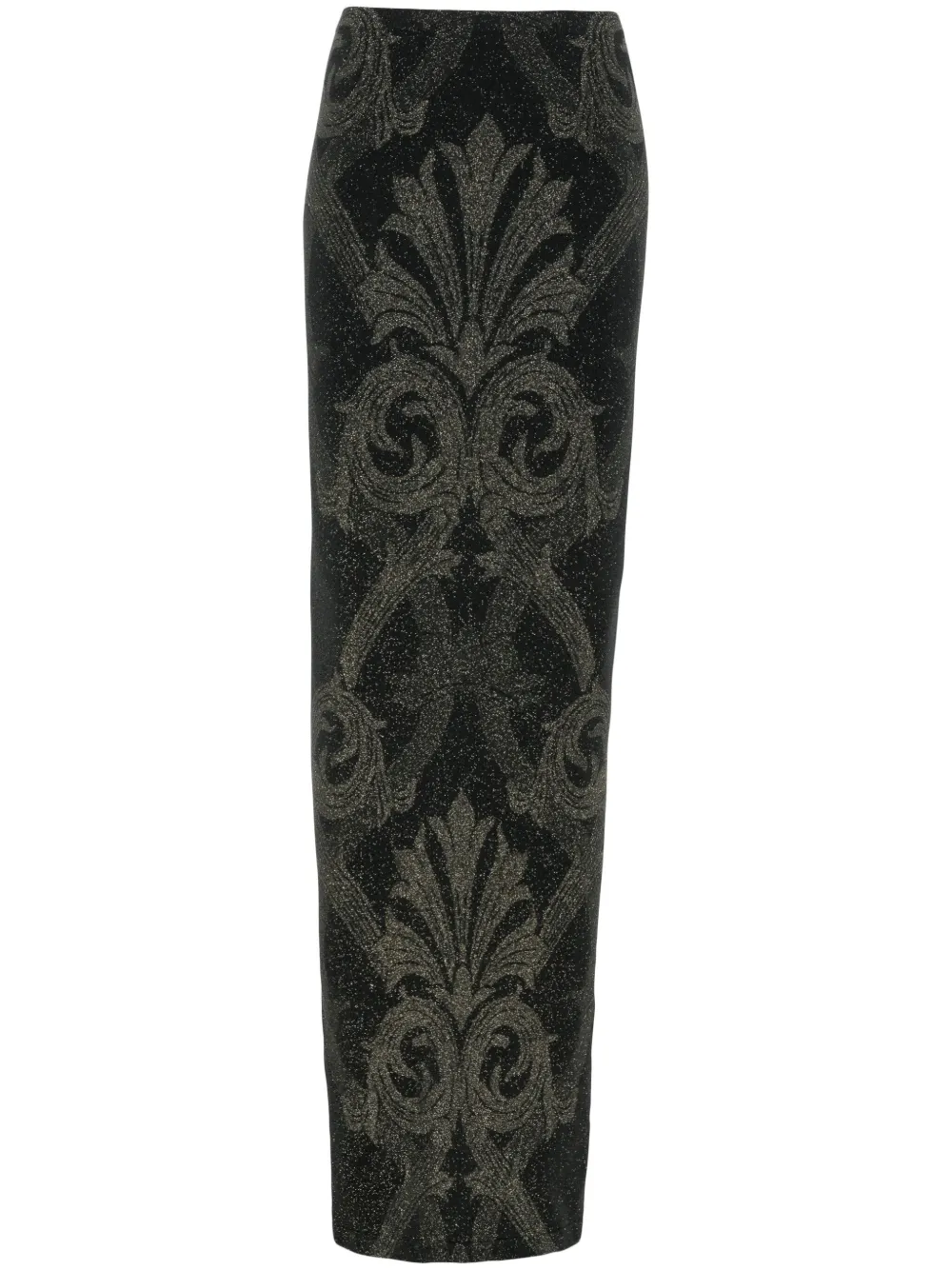 Wolford Metallic maxi-jurk Zwart