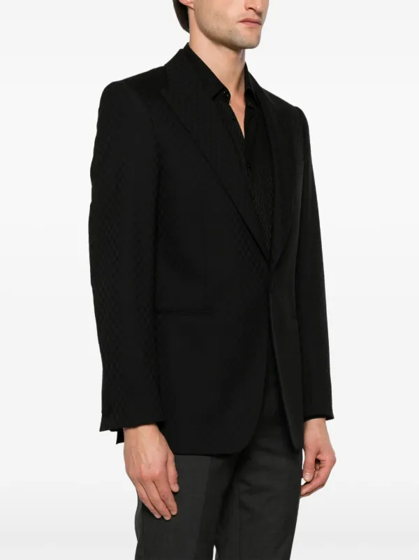 Jacket Blazer De Fursac FURSAC Tuxedo Jacket Black FARFETCH TR