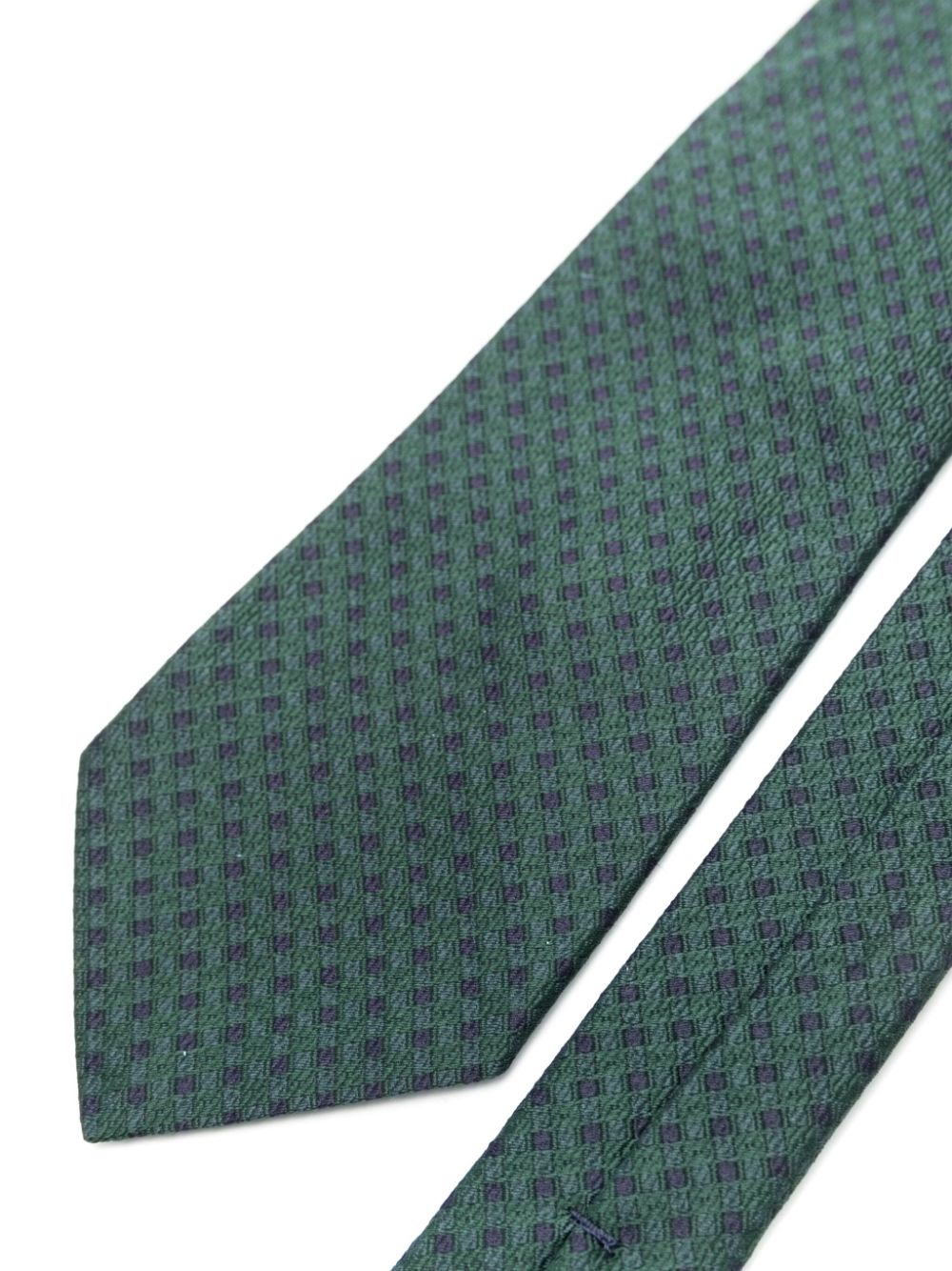 FURSAC geometric-patterned tie - Groen