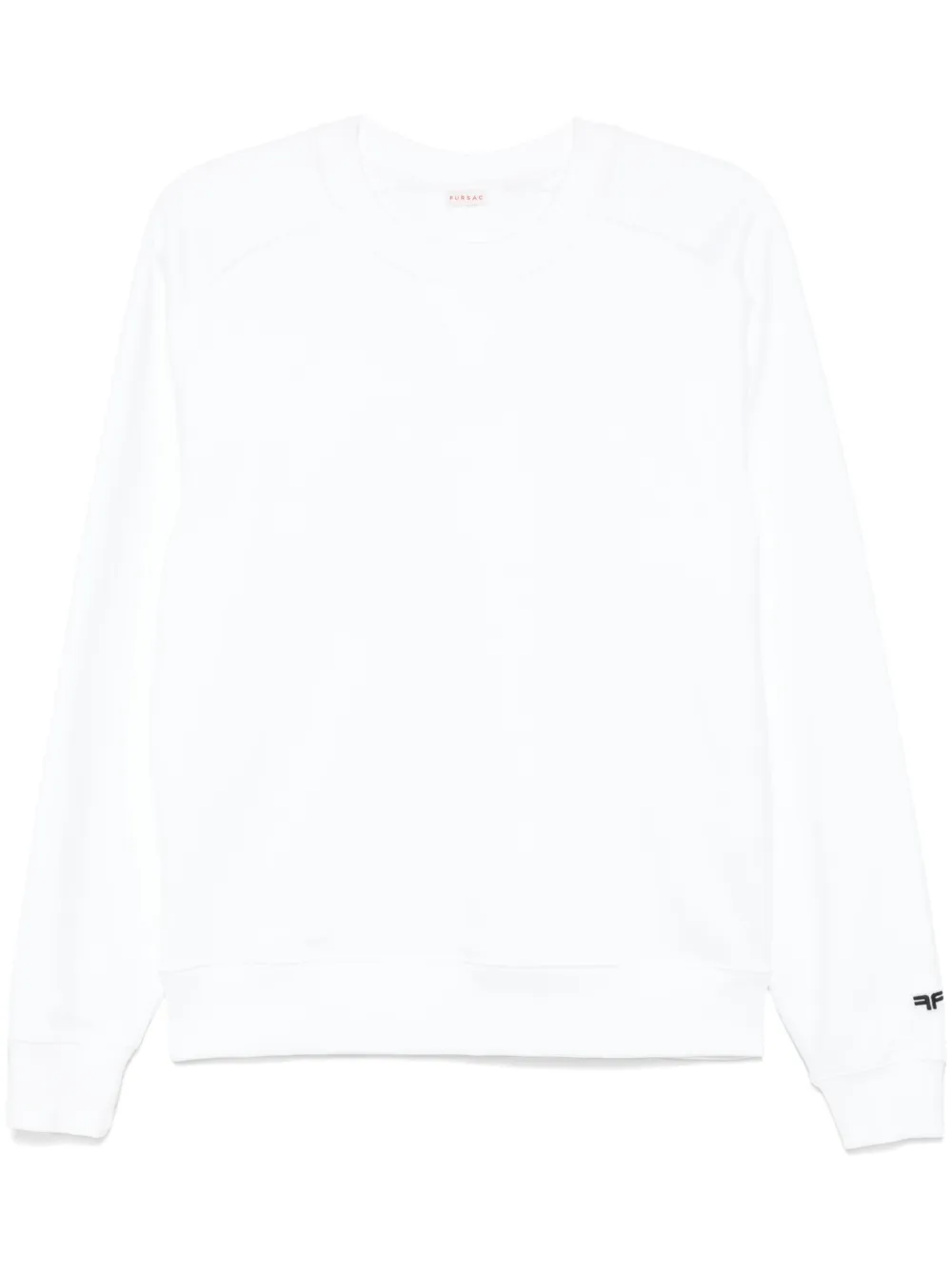 jersey-texture sweatshirt