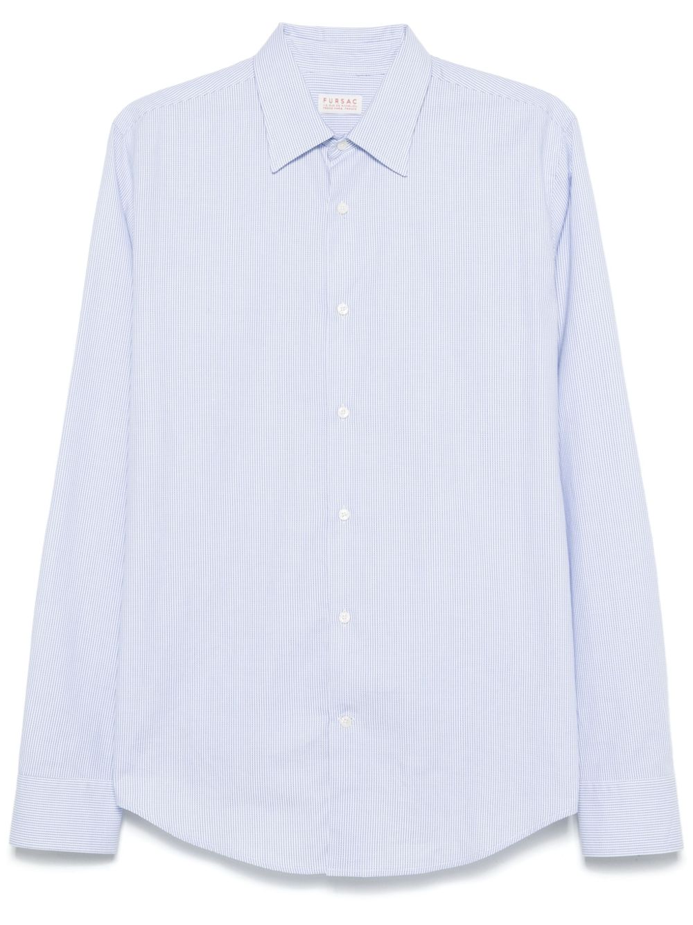 FURSAC patterned-jacquard shirt - Blue