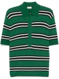 FURSAC striped polo short - Green