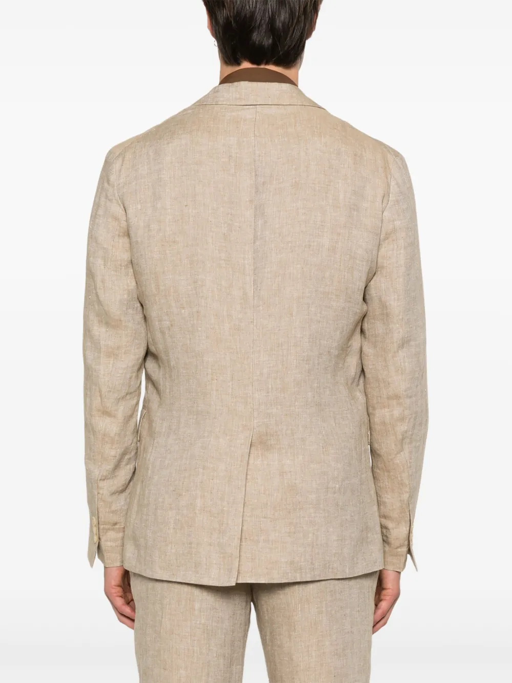 FURSAC Linnen blazer Beige