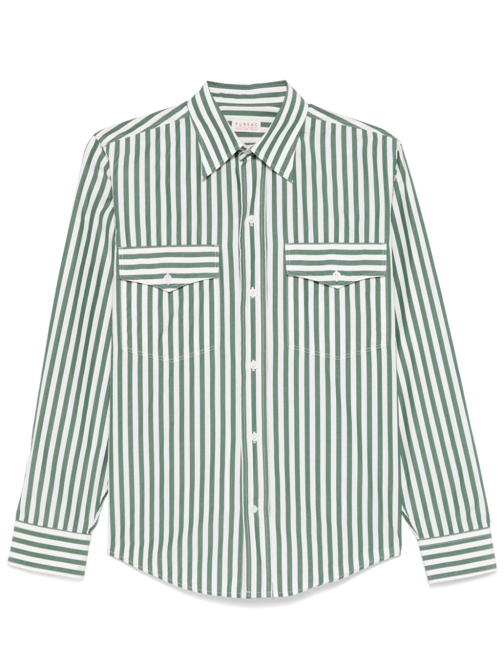 FURSAC striped shirt - Green