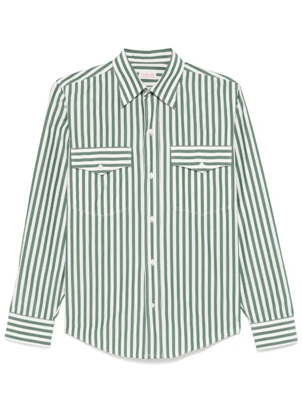 極美品　アパルトモン ドゥーズィエムクラス ストライプシャツ 白×深緑 サイズF 楽天市場】ストライプ シャツ レディース 送料無料 2色 トップス