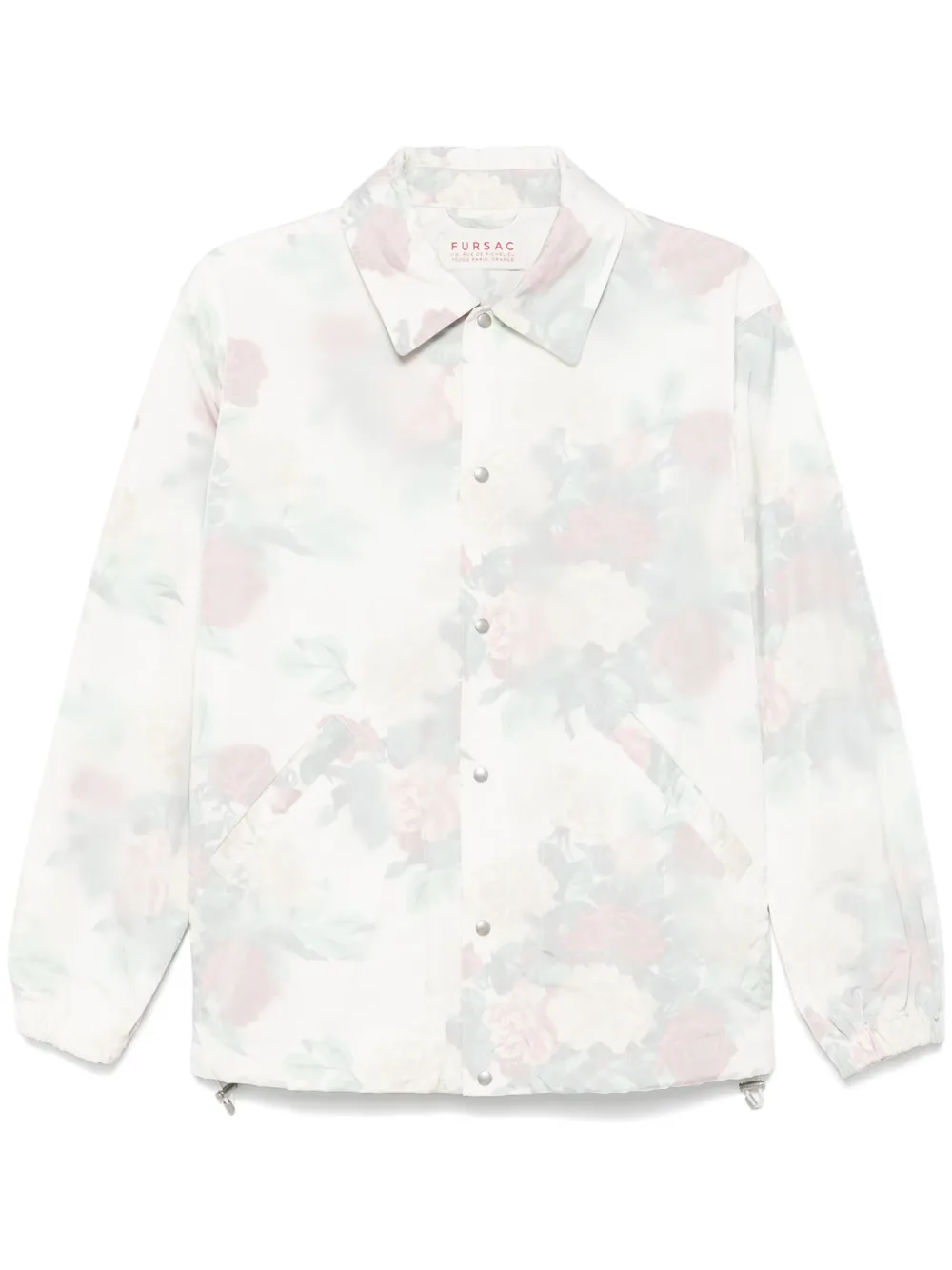 floral-print jacket