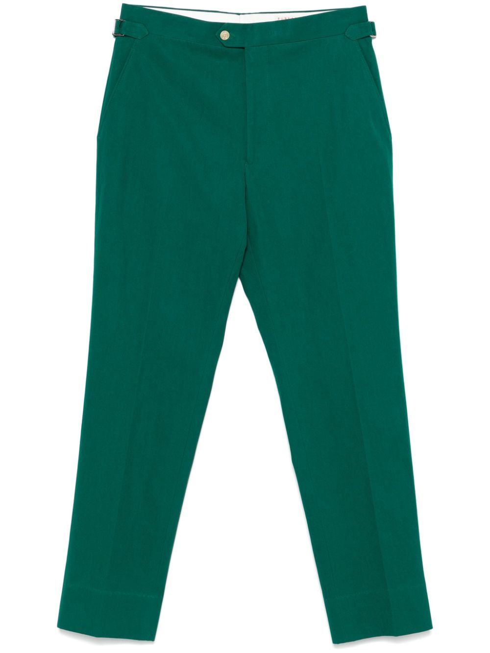 FURSAC gabardine-weave trousers - Green