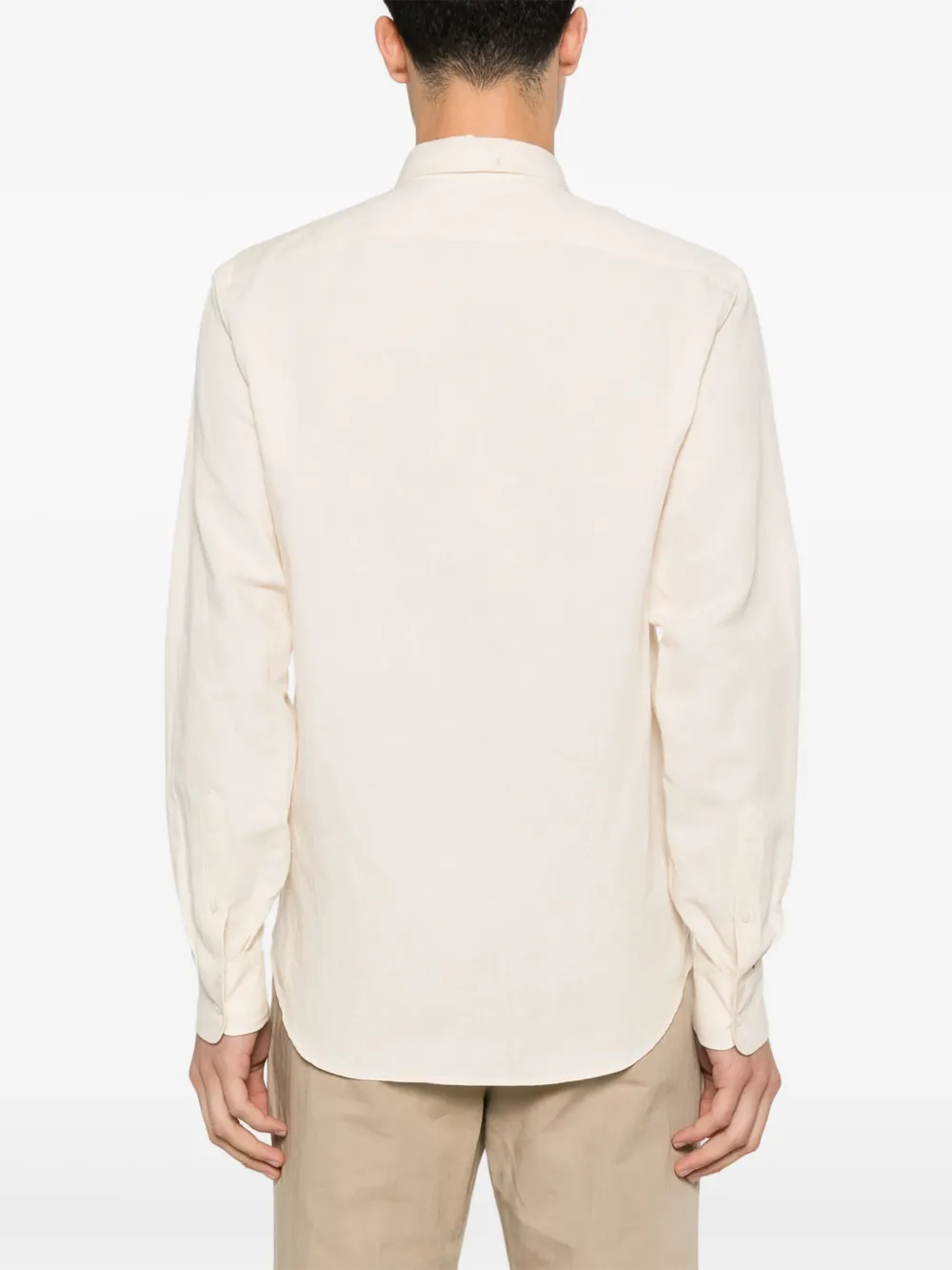 Fursac Straight-collar Shirt In 中性色