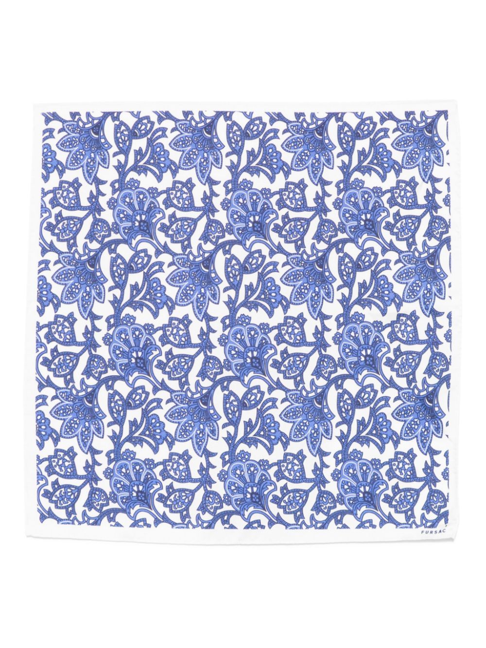 FURSAC floral-print pocket scarf - White