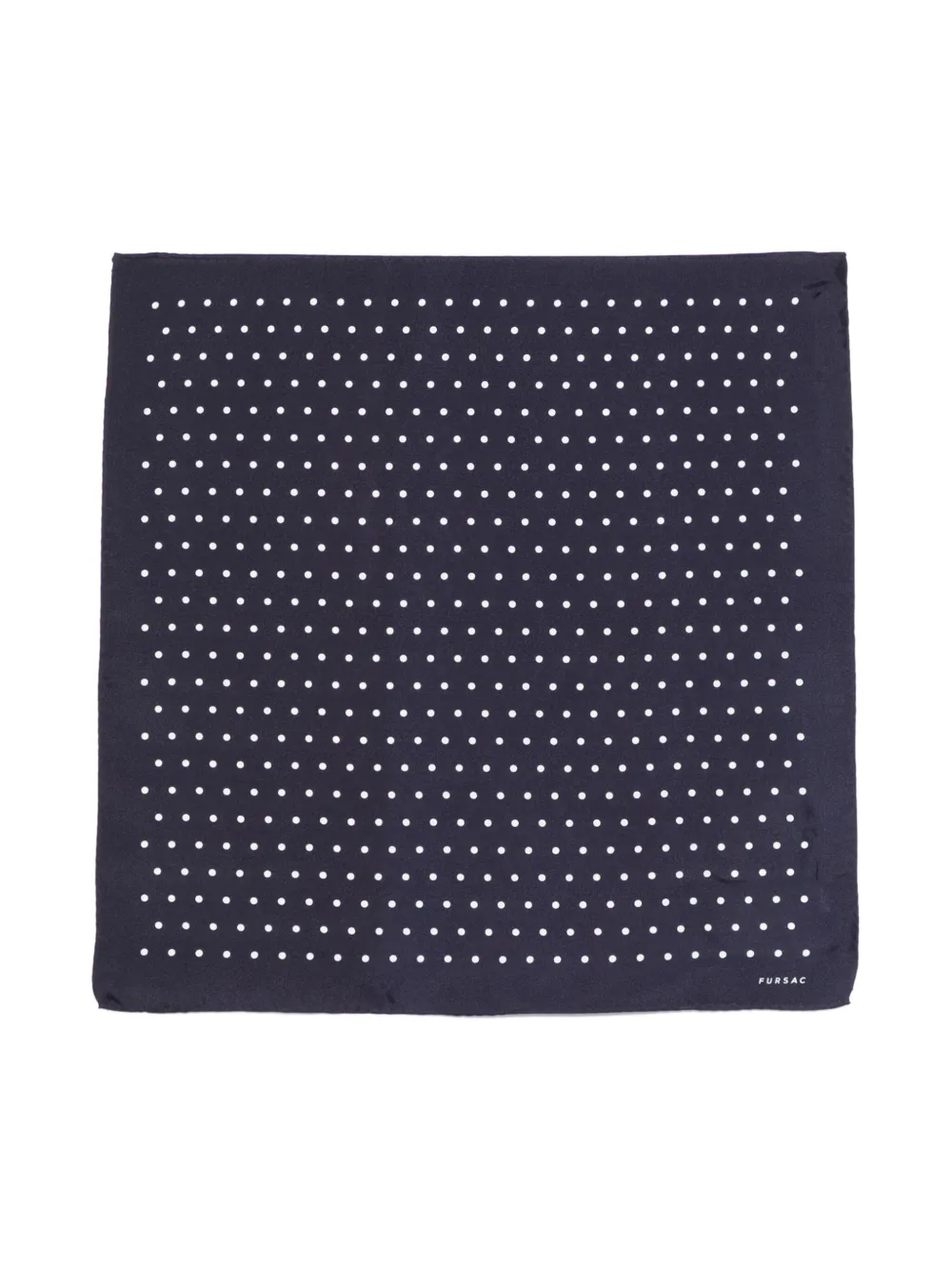 polka-dot print pocket square