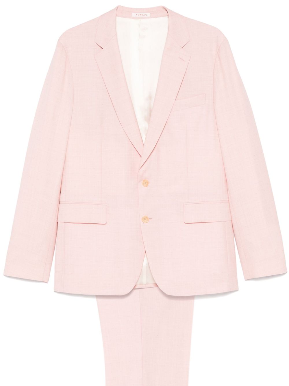 FURSAC patterned-jacquard suit - Pink