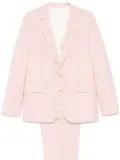 FURSAC patterned-jacquard suit - Pink
