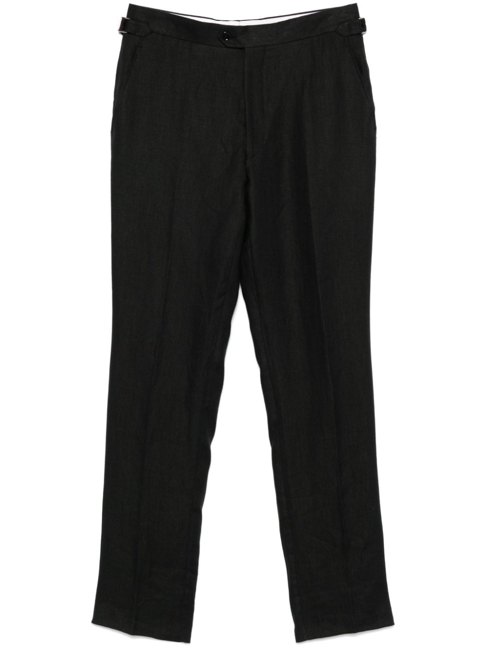 linen trousers