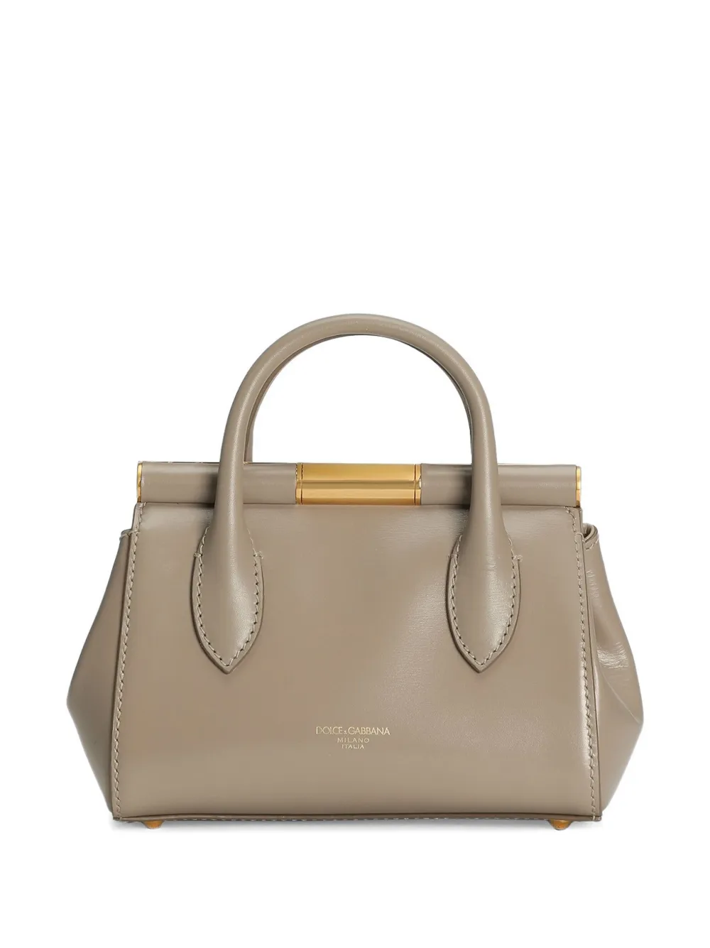 Dolce & Gabbana Leren schoudertas Beige