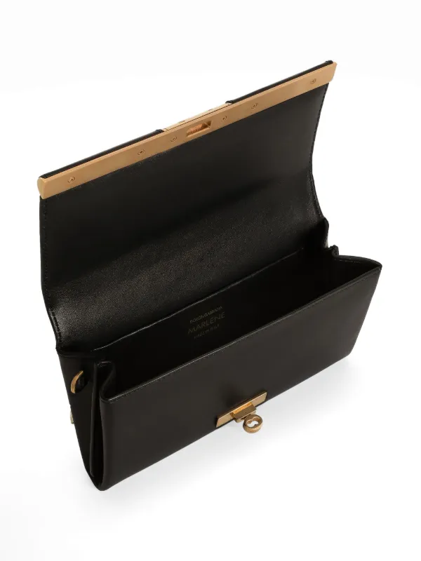 Dolce & Gabbana レザーショルダーバッグ | ブラック | FARFETCH JP