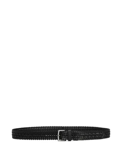 Ceinture en cuir à design tressé - Dolce & Gabbana - Modalova