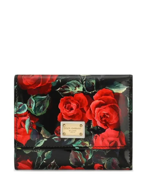 Dolce & Gabbana cartera con estampado Dauphine Rose