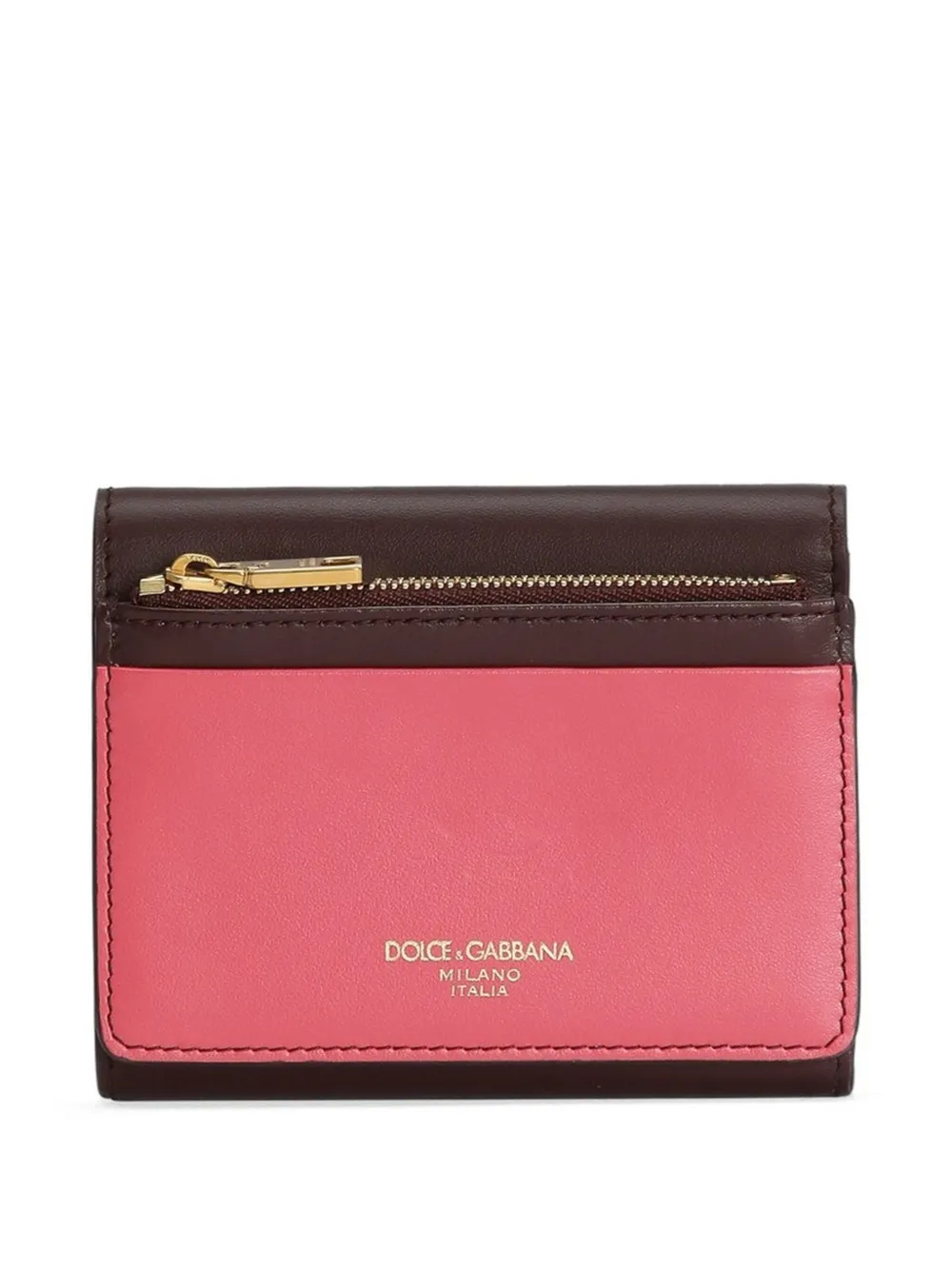 Dolce & Gabbana Portemonnee met DG-plakkaat - Rood