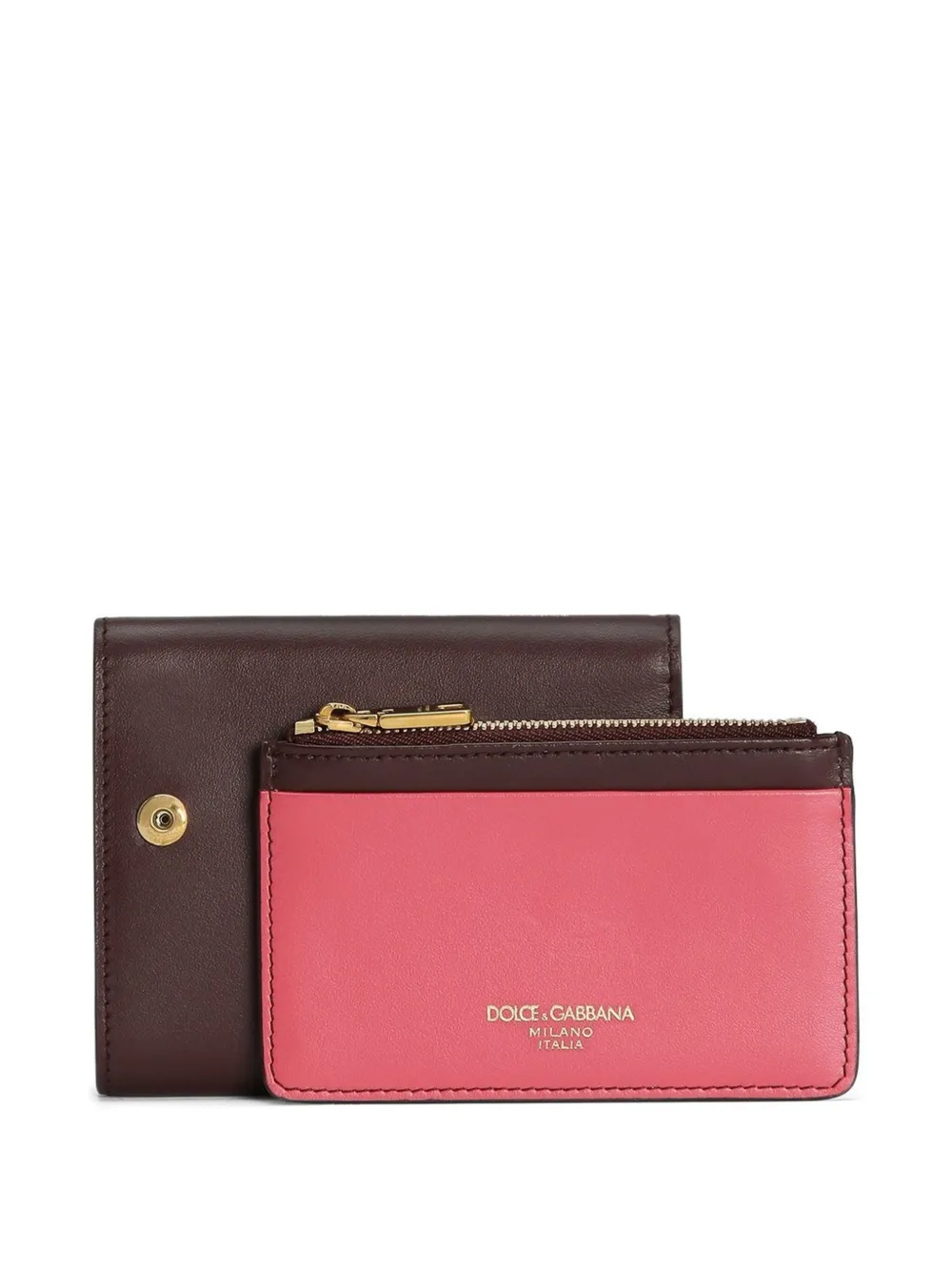 Dolce & Gabbana Portemonnee met DG-plakkaat Rood