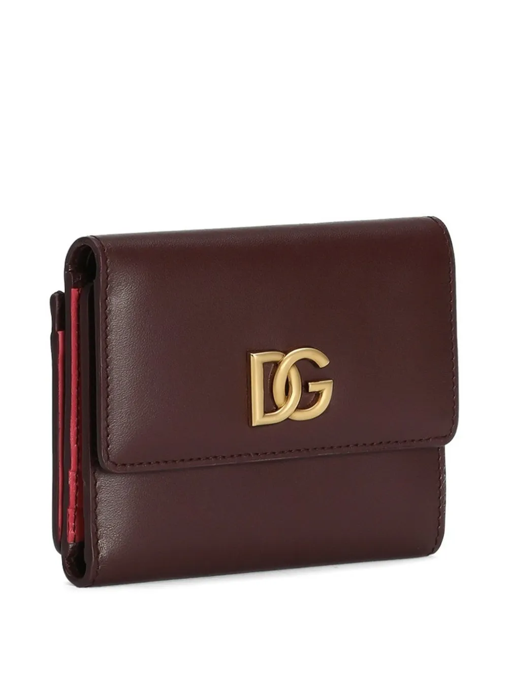Dolce & Gabbana Portemonnee met DG-plakkaat Rood