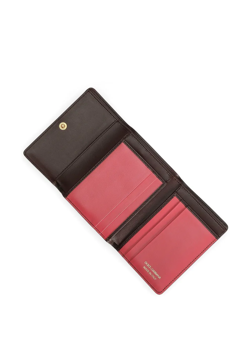 Dolce & Gabbana Portemonnee met DG-plakkaat Rood