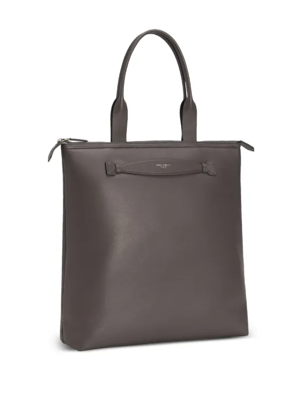 Dolce & Gabbana レザー トートバッグ | グレー | FARFETCH JP