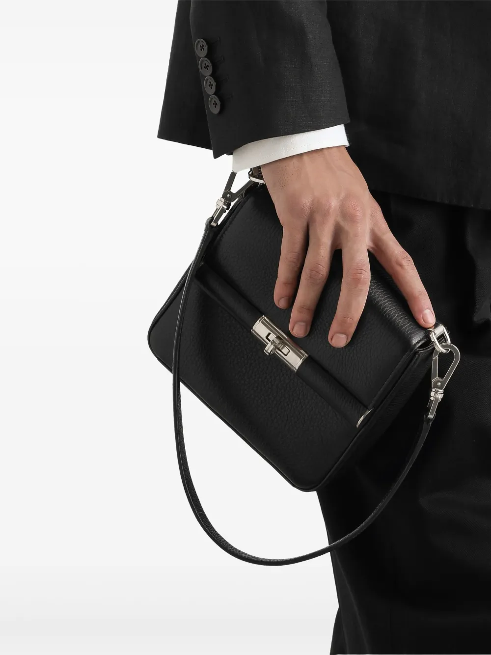 Dolce & Gabbana Deerskin schoudertas Zwart