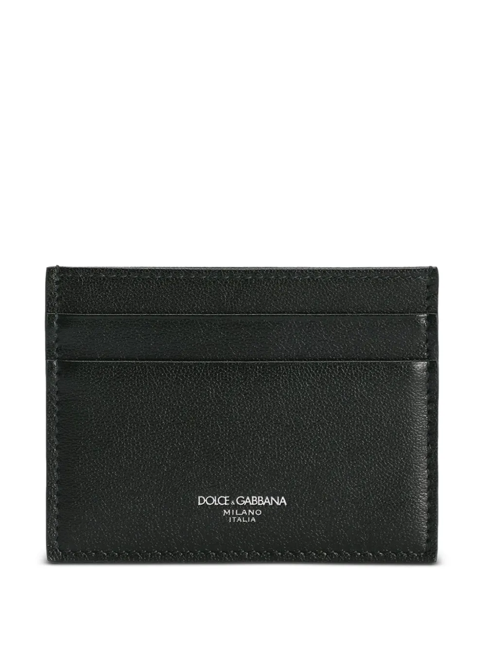 Dolce & Gabbana logo-stamp cardholder | Green | Image 1