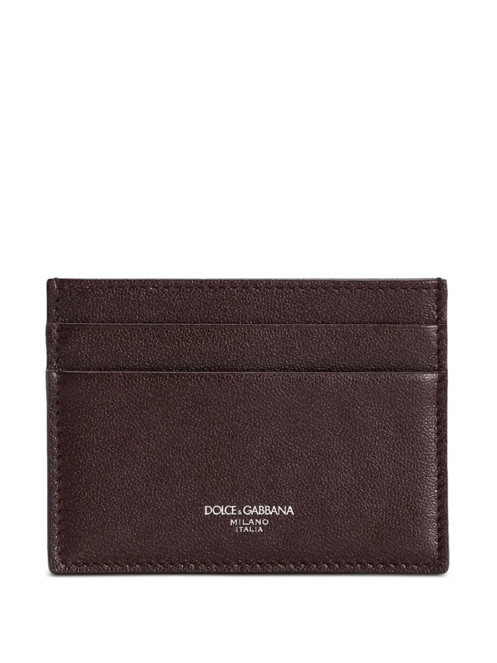 Dolce & Gabbana logo-stamp cardholder | Red | Image 1