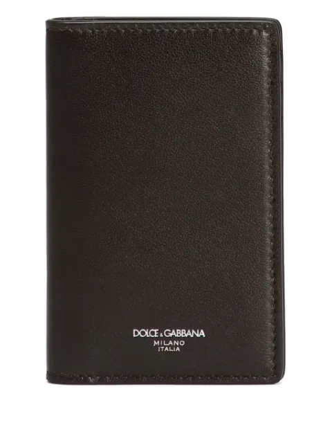 Dolce & Gabbana logo-stamp bi-fold wallet