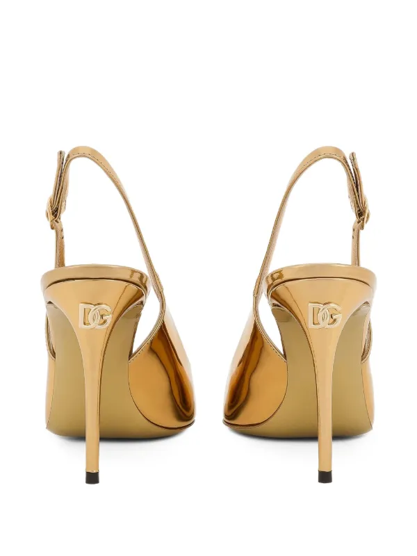 Dolce & Gabbana スリングバック ポインテッドトゥパンプス 90mm