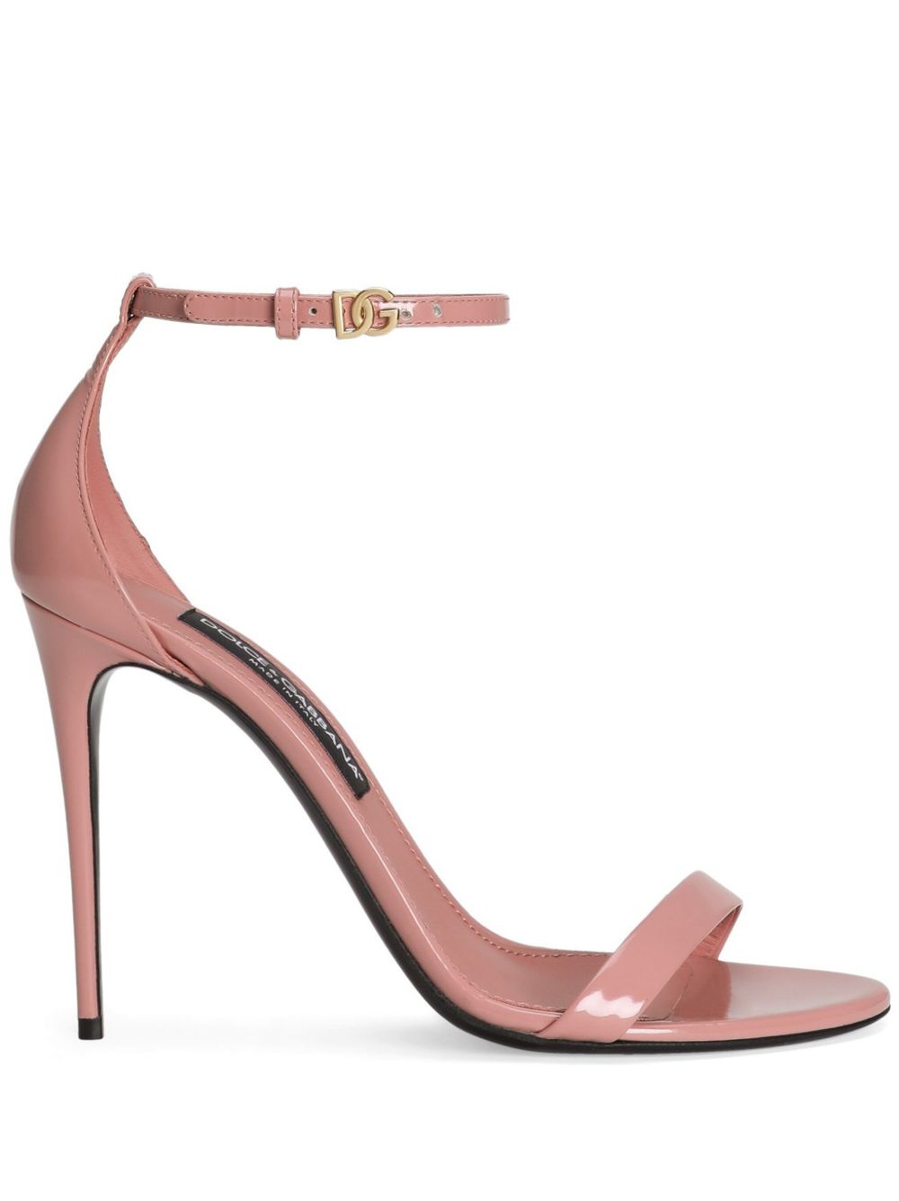 Dolce & Gabbana 105 mm leren sandalen Roze